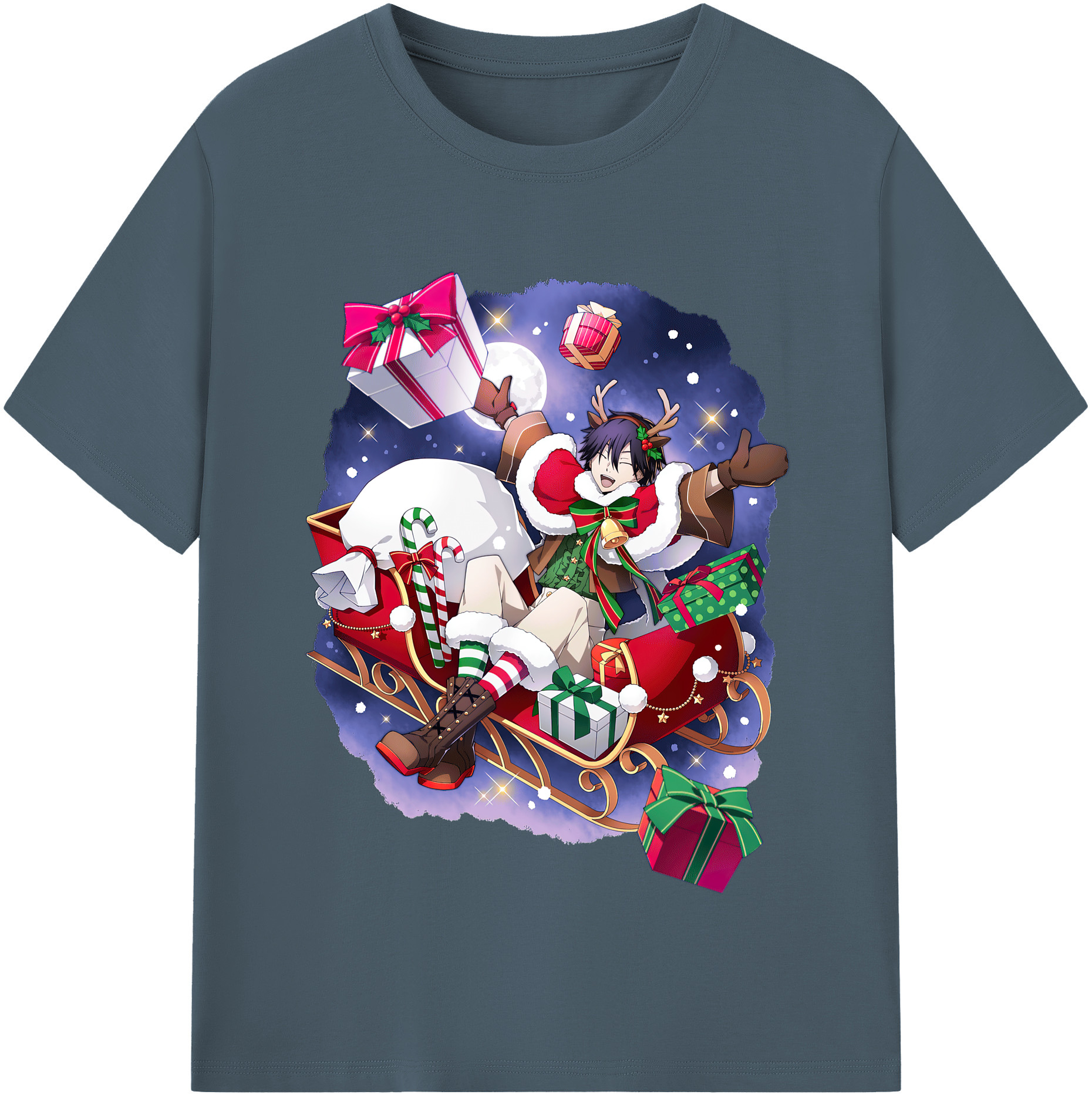 （画像用） 文豪ストレイドッグス Bungo Stray Dogs 綿100％半袖Tシャツ（フロントプリント）